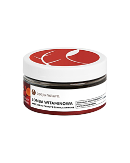 Opcja Natura Bomba Witaminowa maseczka do twarzy z glinką czerwoną, 100ml
