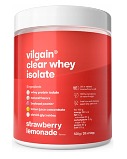 Vilgain Clear Whey Isolate Strawberry lemonade 500 g