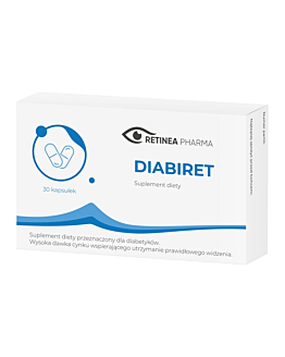 Diabiret, Suplement diety wspomagający wzrok, Kapsułki
