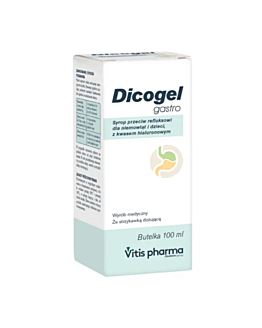 Dicogel Gastro, Syrop przeciw refluksowi dla niemowląt i dzieci, z kwasem hialuronowym