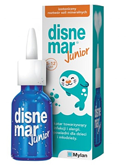 Disnemar Junior, Spray izotoniczny do nosa dla dzieci w wieku 5-12 lat