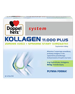 Doppelherz System Kollagen 11.000 Plus 30 Amp. (Sku Tylko E-commerce)