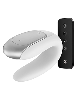 Satisfyer Double Fun Connect App White masażer intymny dla par