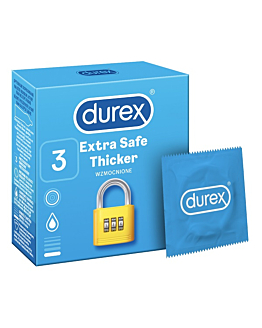 Durex Extra Safe prezerwatywy, 3 szt.