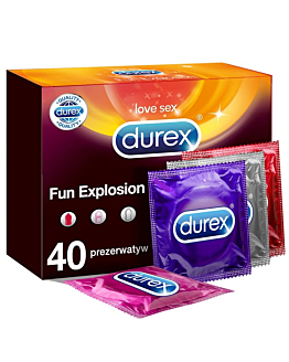 Durex Fun Explosion Mix Prezerwatywy, 40 szt.