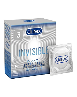 Durex Invisible XL Preservativi 3 pz