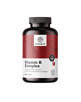 Healthy World Kompleks witamin z grupy B, 365 tabletek