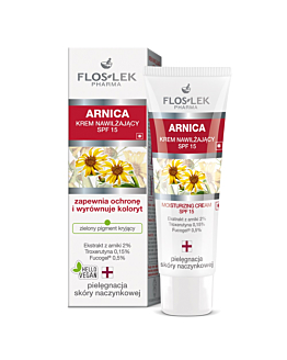 Floslek Arnica krem nawilżający SPF15 do skóry naczynkowej, 50ml