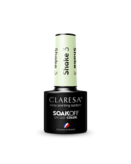 Claresa Soak Off UV/LED Shake lakier hybrydowy 3, 5g