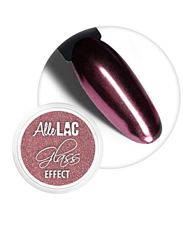 AlleLac Pyłek Lustrzany Glass Effect Deep Pink Nr 4
