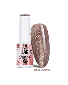 AlleLac Lakier Hybrydowy Browns B5 Rose Glitter Gel Polish 6 g