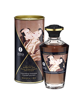 Jadalny Olejek Rozgrzewający Do Miejsc Intymnych O Smaku Czekoladowym Aphrodisiac Warming Oil Intoxicating Chocolate 100Ml Shunga