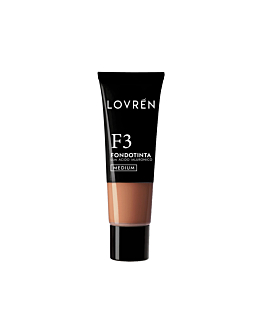 Lovrén podkład w kremie z kwasem hialuronowym i olejem migdałowym F3 Foundation średni beż, 25 ml