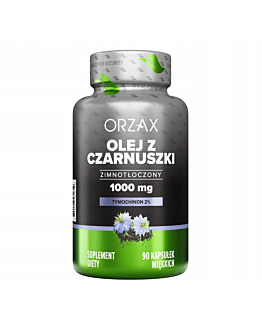 Orzax Suplement diety olej z czarnuszki w kapsułkach