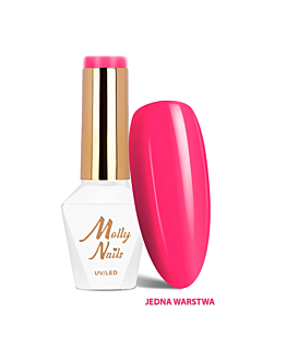 MollyNails Sorbet Pink Pulse Lakier Hybrydowy UV LED Nr 297 8 g