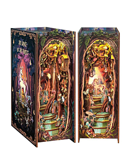 Habarri Miniaturowy domek Book Nook - Leśny świat baśni