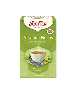 Yogi Tea herbata ajuwederyjska Alkaline Herbs - Zioła alkaliczne (17x2,1g)