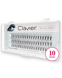 Clavier Eyelash kępki rzęs 10mm Black