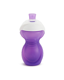 Munchkin Kubek treningowy z ustnikiem odpornym na gryzienie, fioletowy, 296 ml