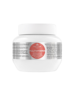 Kallos KJMN Multivitamin Energising Hair Mask energetyzująca maska do włosów z ekstraktem z żeń-szenia i olejem awokado, 275ml