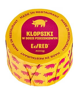 EdRED Klopsy Wieprzowe W Sosie Pieczeniowym 400 g