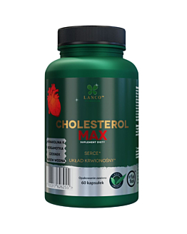 Lanco Nutritions Cholesterol Max, tabletki Premium na cholesterol LDL HDL, 60 kaps.