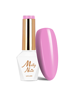 MollyNails Flamingo Dusty Pink Lakier Hybrydowy UV LED Nr 140 8 g