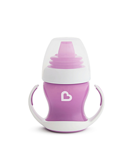 Munchkin Kubek przejściowy z miękkim ustnikiem, fioletowy, 118 ml