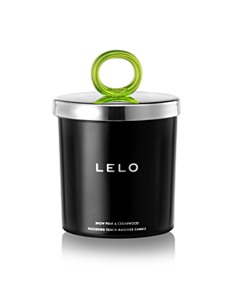 Lelo Świeczka Do Masażu O Zapachu Gruszki I Drzewa Cedrowego Flickering Touch Massage Candle Snow Pear & Cedarwood 150G