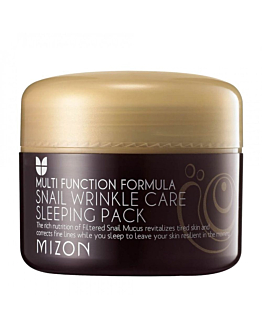 Mizon Multi Function Formula Snail Wrinkle Care Sleeping Pack przeciwzmarszczkowy krem-maska na noc, 80ml