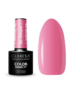 Claresa Soak Off UV/LED So Simple lakier hybrydowy 2, 5g