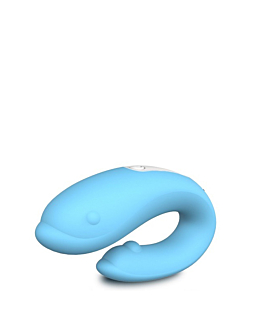 S-HANDE Winter-RTC elastyczny wibrator zdalnie sterowany z 9 trybami wibracji Light Blue
