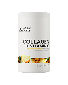 OstroVit Kolagen + Witamina C 400 g o smaku ananasowym