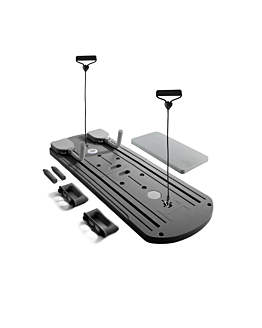 Myga Reformer do pilatesu Portable Pilates Set - czarny