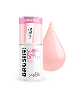 BrushUp! Caring Base baza hybrydowa do paznokci Light & Bright, 5g