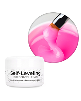 NTN Premium Builder Gel Self Leveling Żel Budujący Samopoziomujący Pink 30 g