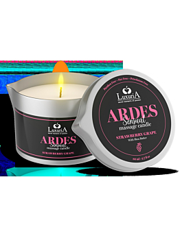 Luxuria Ardes Massage Candle Strawberry Grapes 80Ml IntimateLine