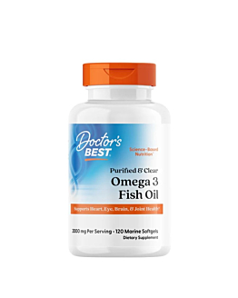 Doctor's Best Purified & Clear Omega 3 Fish Oil