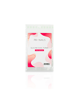 PB Nails Silikonowe formy do frencha Silicone Dual Forms Short Almond