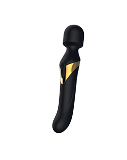 Marc Dorcel Dual Orgasms masażer z wibratorem rotacyjnym Black Gold