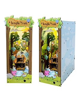 Habarri Miniaturowy domek Book Nook - Sekrety dżungli