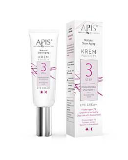 APIS Natural Slow Aging krem pod oczy step 3 odmłodzone spojrzenie, 15ml