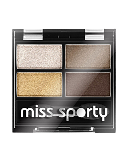 Miss Sporty Studio Colour Quattro Eye Shadow poczwórne cienie do powiek 413 100% Golden, 5g