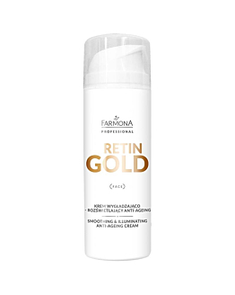 Farmona Professional Retin Gold krem wygładzająco-rozświetlający anti age, 150ml