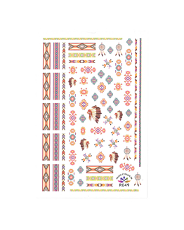 Allepaznokcie Naklejki Do Paznokci Cienkie Wzory Ornamenty R049