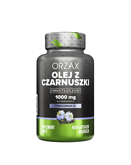 Orzax Olej z czarnuszki i witamina E