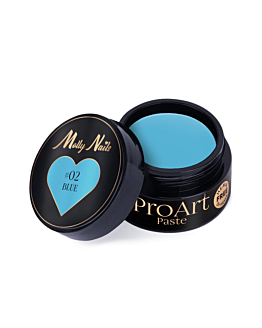 MollyNails ProArt Paste Pasta Do Zdobień Blue Nr 2 5 g
