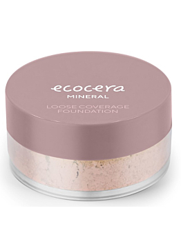 Ecocera Fondotinta Minerale in Polvere Libera Coprente Caldo W1.0 Lisbona