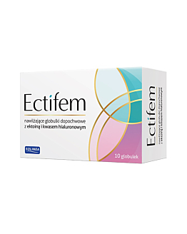 Ectifem, Nawilżające globulki dopochwowe z ektoiną i kwasem hialuronowym