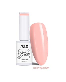 AlleLac Lakier Hybrydowy Spring Vibes Sweet Peach Gel Polish x Rosie Beauty 6 g
